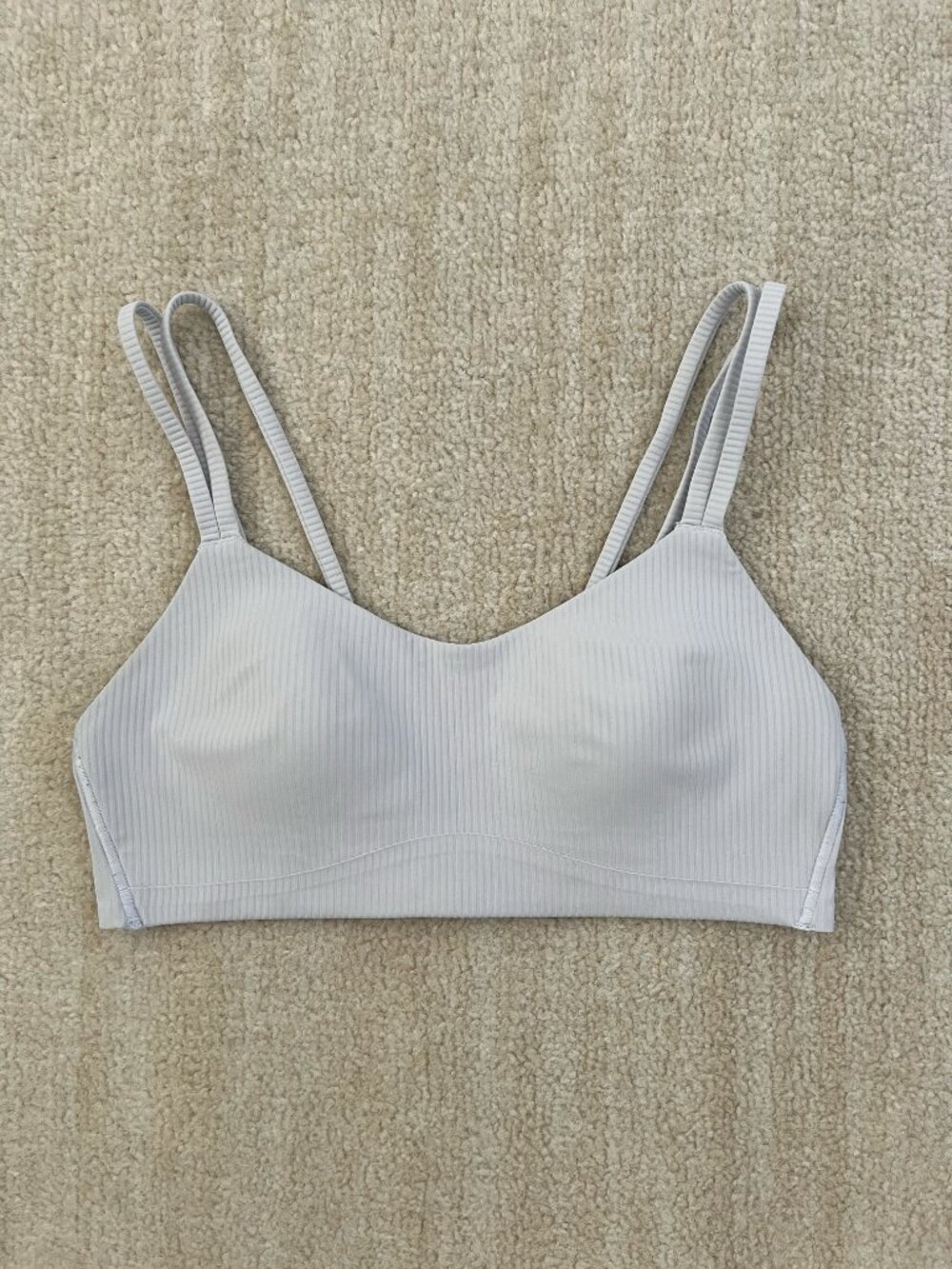 Lululemon Like A Cloud Ribbed Strappy Back Sports Bra